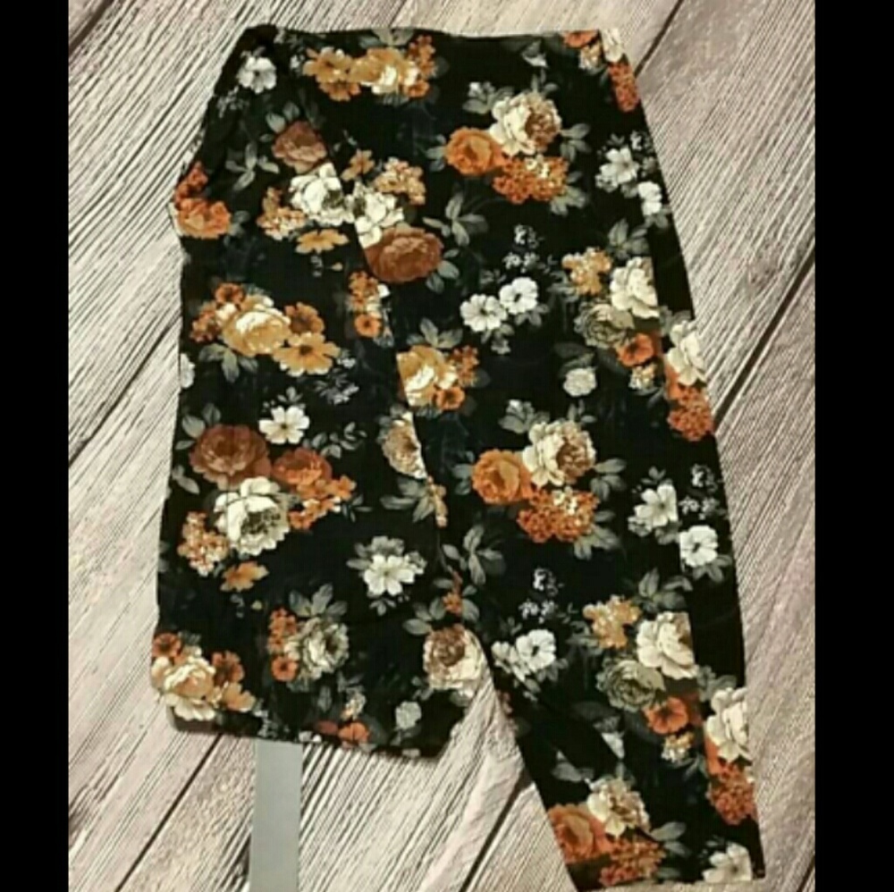 New Mix One Size Floral Leggings